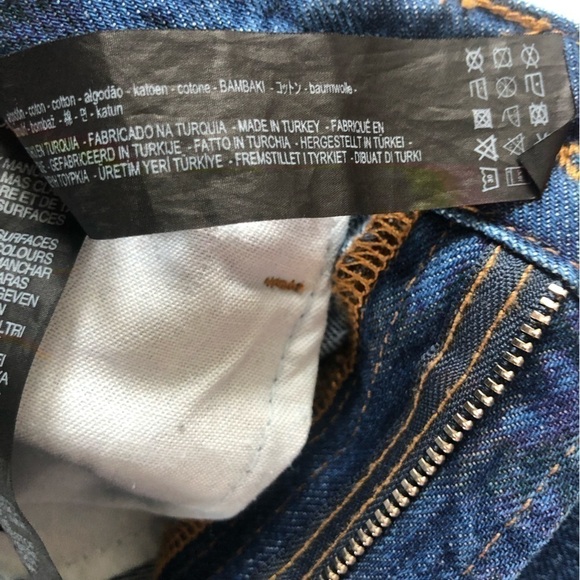 ZARA Straight Leg High Waist Premium Denim Jeans  Size 4 - Picture 8 of 11